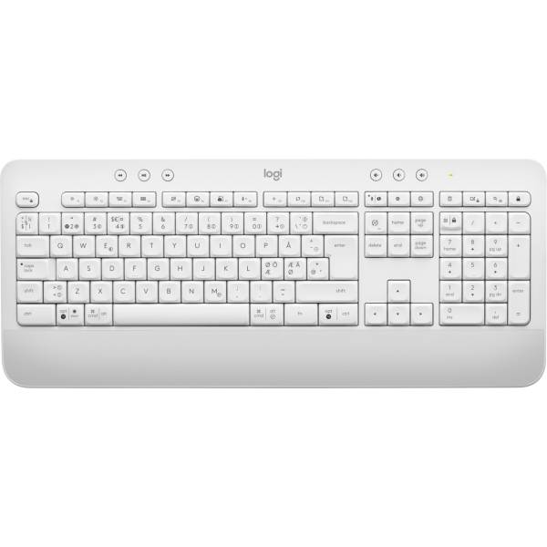 Logitech 920-011038 tastiera Mouse incluso Ufficio Bluetooth QWERTY Nordic Bianco (Logitech Signature MK650)-3