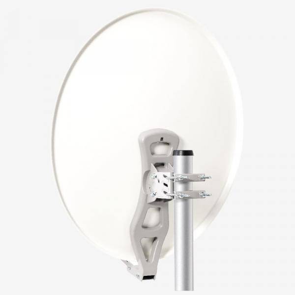 Fuba DAL 800W weiss SAT Spiegel 80cm aluminium (11003015)-1