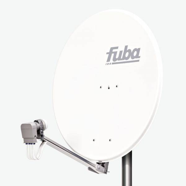 Fuba DAL 800W weiss SAT Spiegel 80cm aluminium (11003015)-2