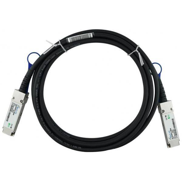 BlueOptics CBL-NTWK-0942-MQ28C25M-BL cavo InfiniBand 3 m QSFP28 Nero, Argento-0