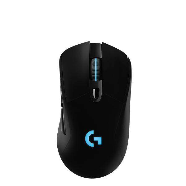 Logitech Gaming G703 LIGHTSPEED EWR2 Mouse da gioco USB Ottico Nero 6 Tasti 16000 dpi Illuminato, Peso ridotto, ricarica senza fili, Ricaricabile