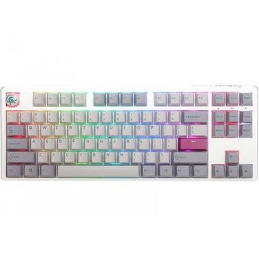Ducky One 3 TKL Mist Grey Tastatur USB US Englisch Grau (DKON2187ST-EUSPDMIWHHC2)
