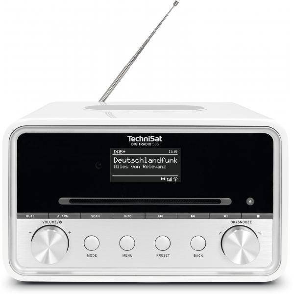 DIGITRADIO 586 bianco/argento, WLAN, Bluetooth, CD-1