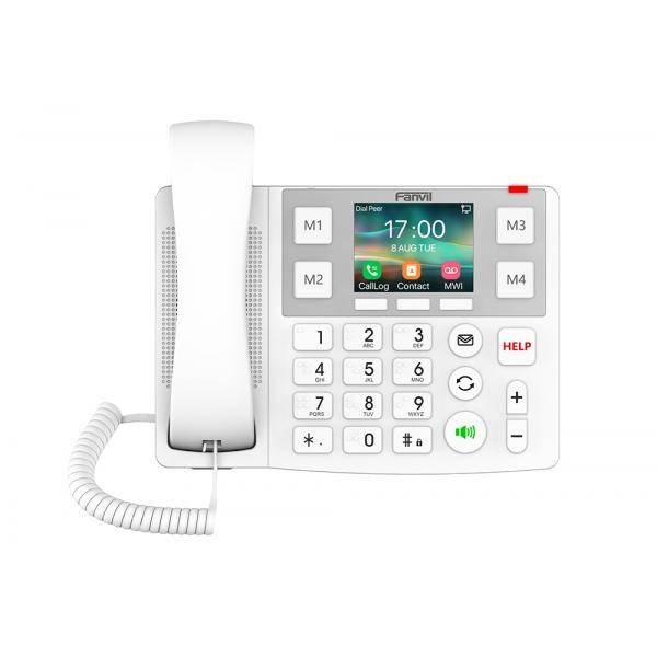 Fanvil X7A telefono IP Bianco 2 linee LCD Wi-Fi-0