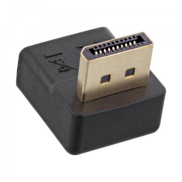 InLine DisplayPort Adapter - DisplayPort Stecker / Buchse - nach unten gewinkelt-1