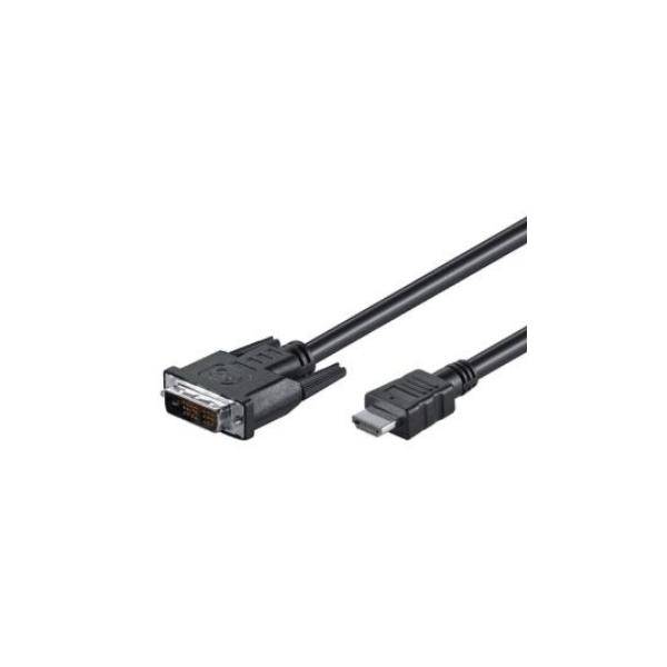 M-Cab HDMI/DVI-D cable 2m black Nero-0