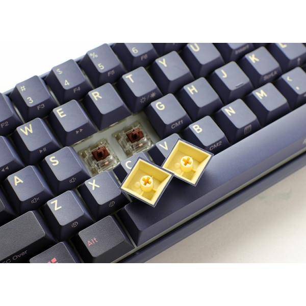 Ducky One 3 Cosmic Blue Mini Gaming RGB LED - MX-Ergo-Clear US Tastatur USB (DKON2161ST-EUSPDCOVVVC2)-1