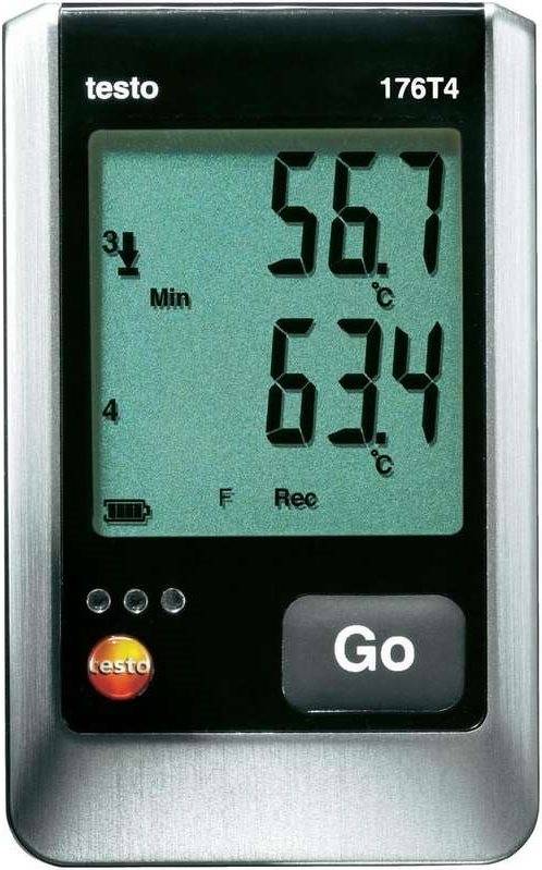 TESTO Temperatur-Datenlogger 176 T4 (0572 1764)-0