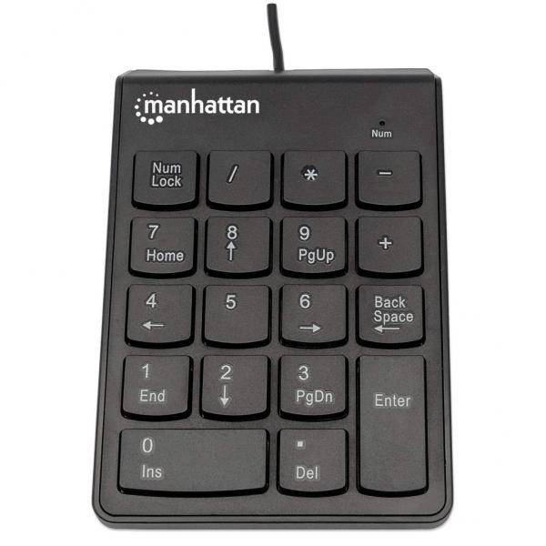 Manhattan 176354 USB Tastierino numerico Nero-2