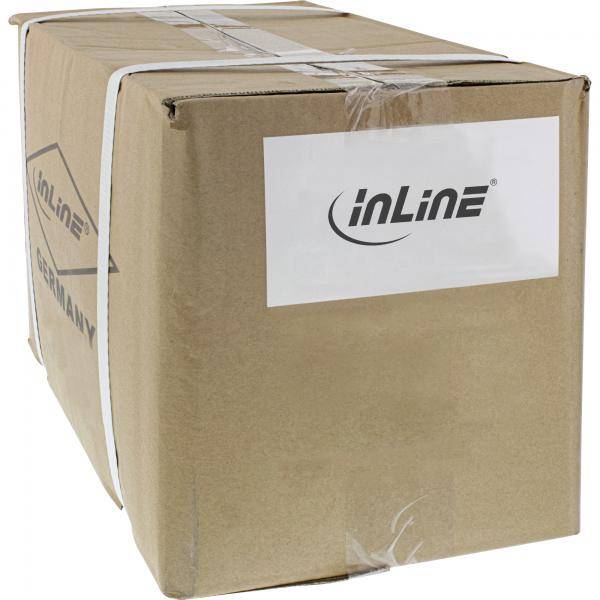 InLine 70er Bulk-Pack Patchkabel - S/FTP (PiMf) - Cat.6 - PVC - CCA - grau - 1m-1