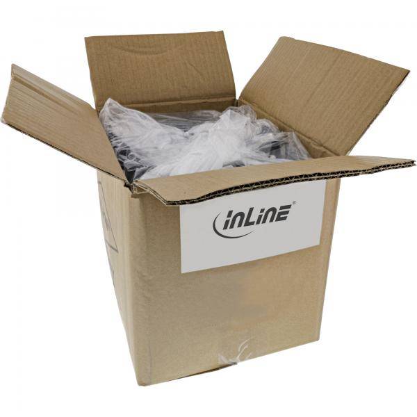 InLine 70er Bulk-Pack Patchkabel - S/FTP (PiMf) - Cat.6 - PVC - CCA - grau - 1m-2