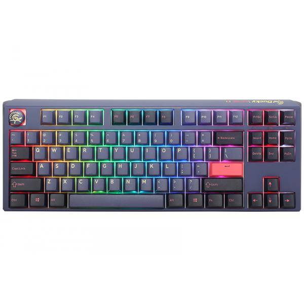 Ducky One 3 TKL tastiera USB QWERTY Inglese Blu-0