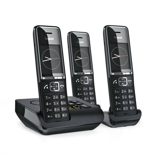 Gigaset COMFORT 550A Telefono analogico Identificatore di chiamata Nero-0