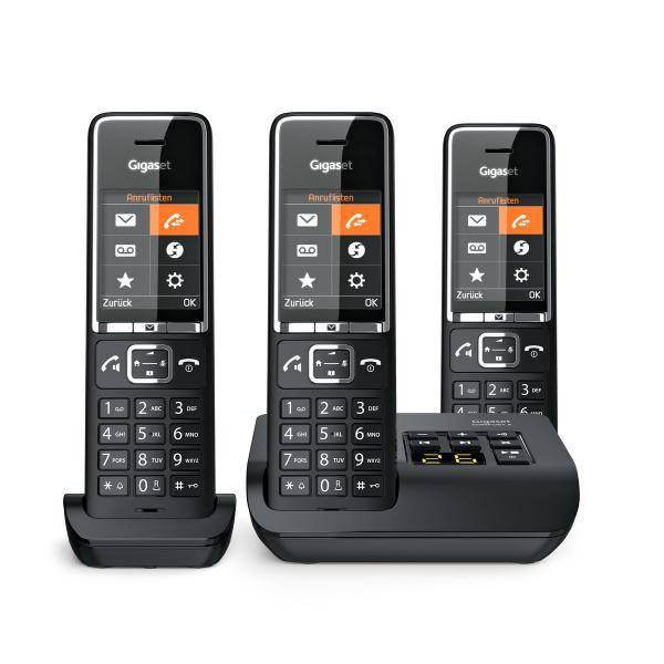 Gigaset COMFORT 550A Telefono analogico Identificatore di chiamata Nero-1