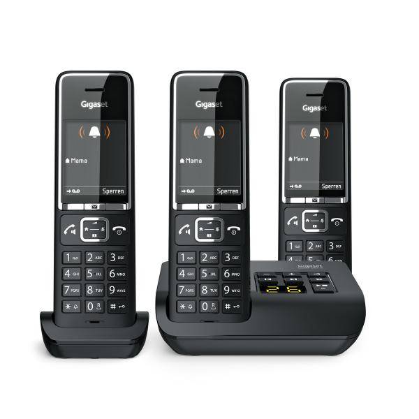 Gigaset COMFORT 550A Telefono analogico Identificatore di chiamata Nero-3