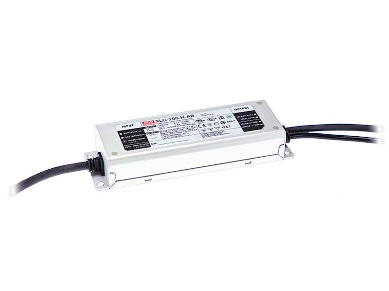 XLG-200-12-A - Mean Well - Alimentatori LED CV, CC - 96W -12V - Dimmerabile-1