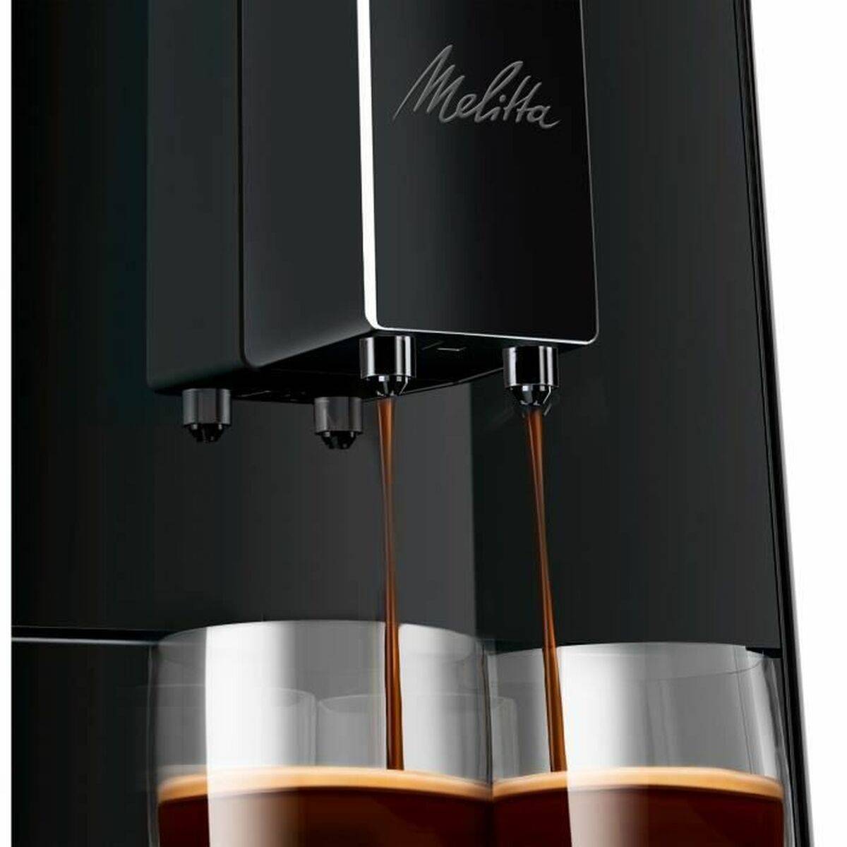 Macchina da caffè completamente automatica Melitta E 950-322, nero puro-1