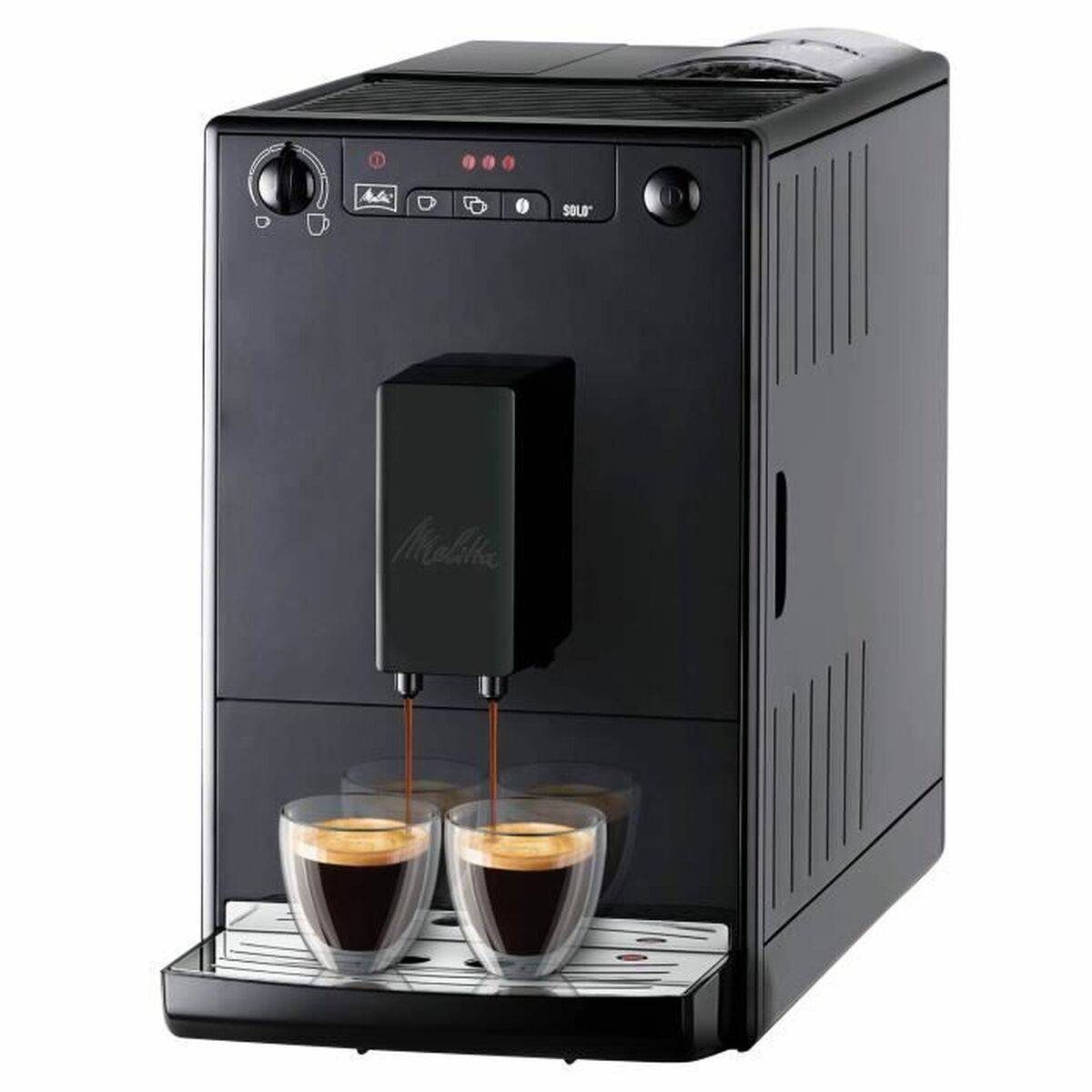 Macchina da caffè completamente automatica Melitta E 950-322, nero puro-2