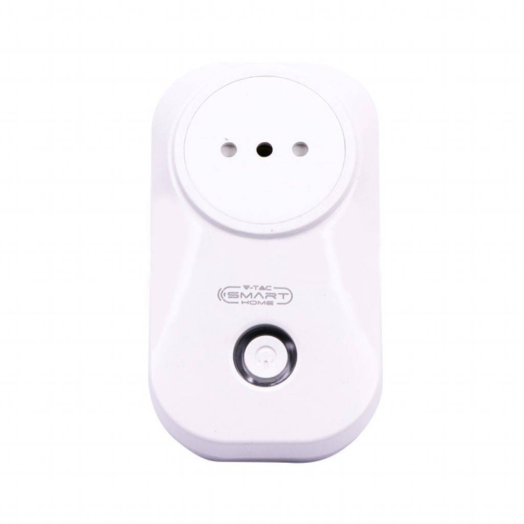 V-TAC Spina WiFi con Interruttore Alexa/Google-0