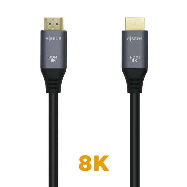AISENS A150-0428 cavo HDMI 2 m HDMI tipo A (Standard) Nero, Grigio-0