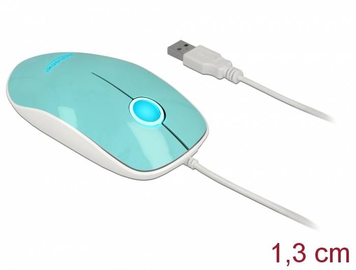 DeLOCK 12538 Maus Beidhändig USB Typ-A Optisch 1200 DPI (12538)-0