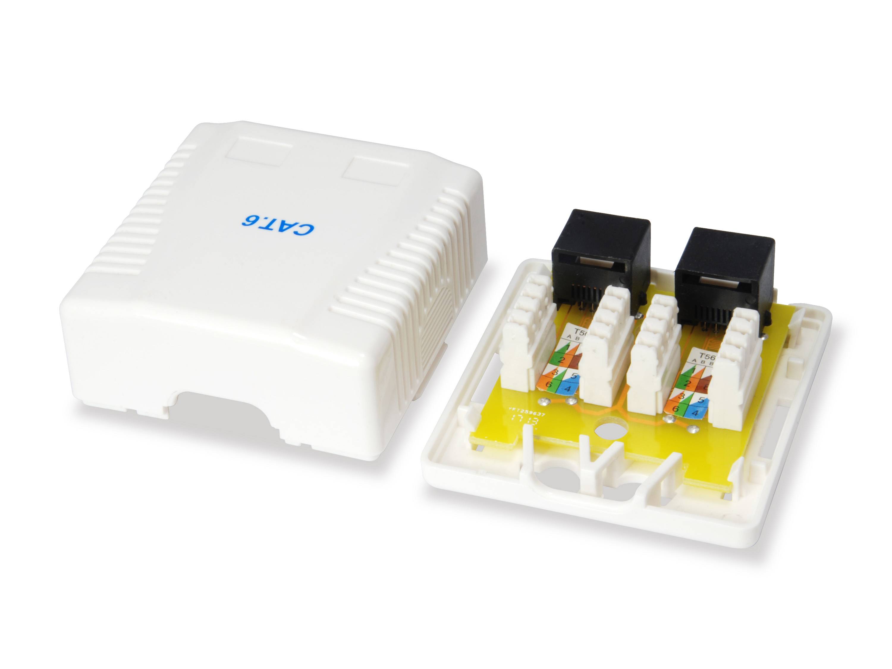 Equip 235214 cassetta di scarico RJ-45 Bianco-3