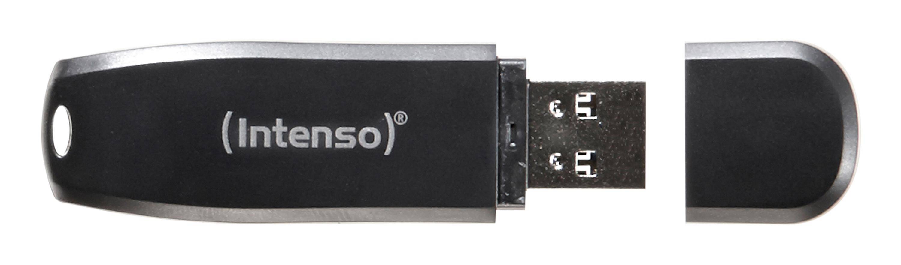Intenso speed line - usb-flash-laufwerk - 64 gb - usb 3.2 gen 1 - schwarz (packung mit 2)-3