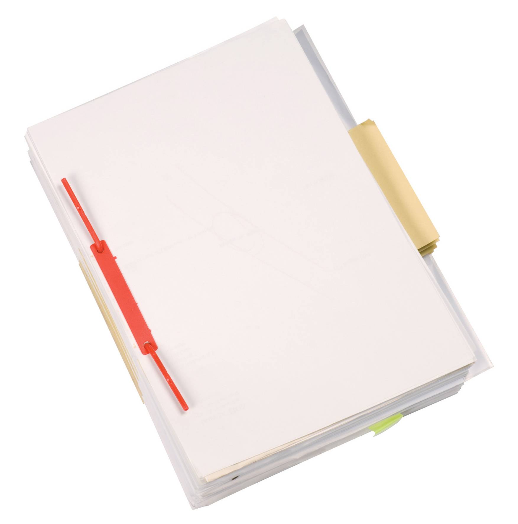 Clip fermafogli Q-Connect rosso passo 8 cm conf. 100 pezzi - KF02281-2