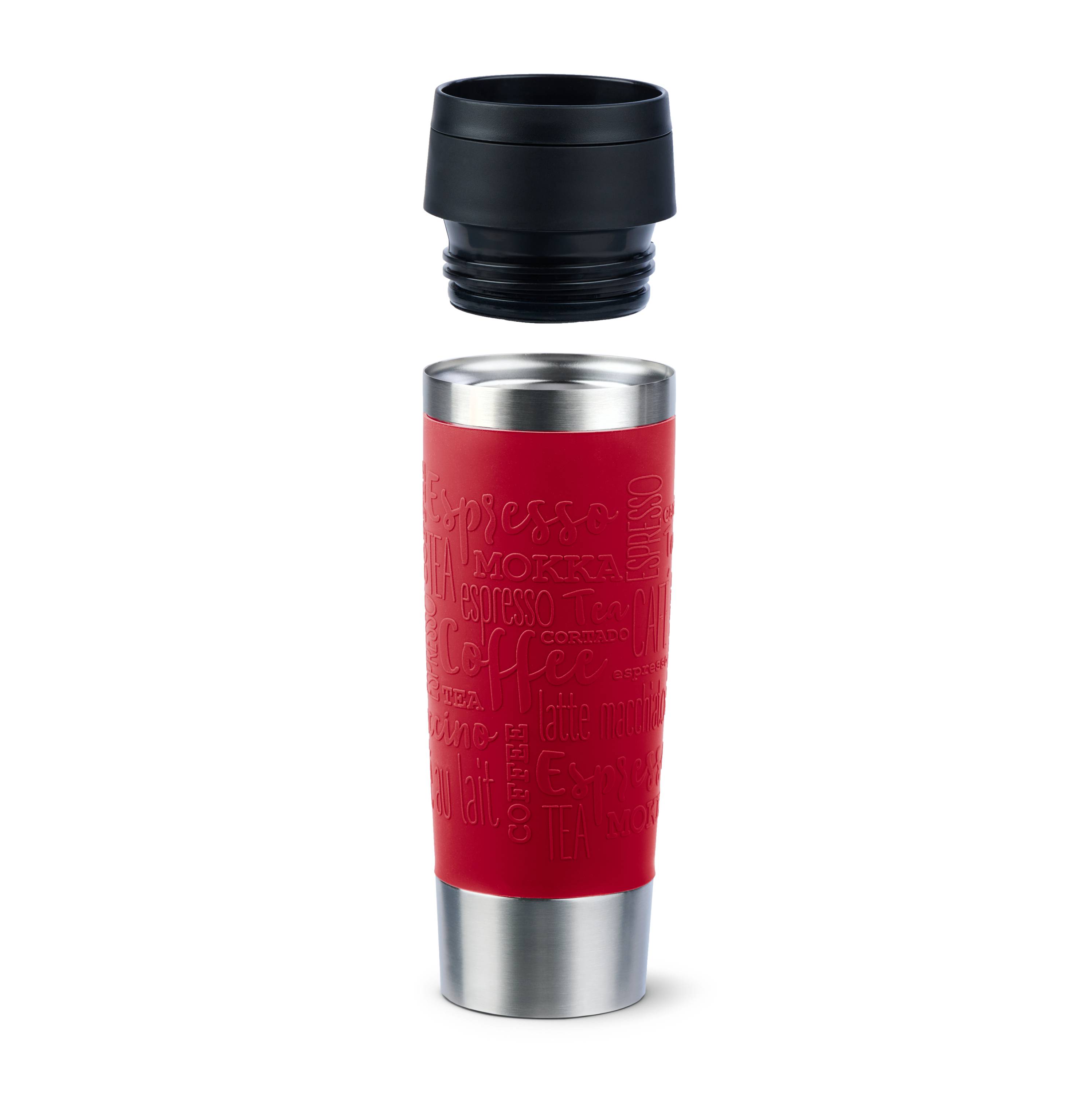 TAVERE MUGLE CLASSE GRANDE THERMO TERMO ACCIAIO INDLESSO ROSSO DELLE-3
