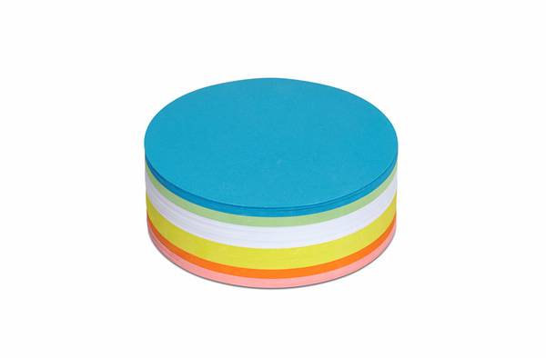 Carte di moderazione Maul Ø 13,5 cm blu, verde, rosso, arancione, giallo, bianco