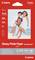 Confezione di 'Canon Glossy Photo Paper GP-501', raffigura un padre con due bambini sulla spiaggia. 10x15 cm, 100 fogli, per uso quotidiano.