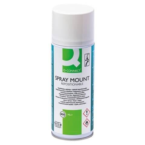 Colla spray Q-Connect removibile 400 ml - KF01071-0