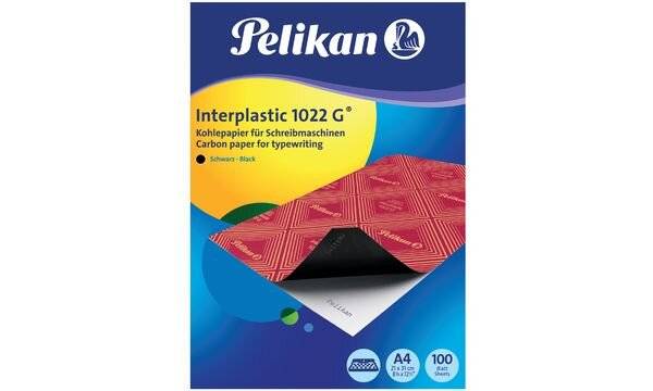 Pelikan Confezione da 100 Carta Interplastica Carbonio 1022G - 100 Fogli - Alta QualitÃƒÂ  - Facile da Usare - Ideale pe-1