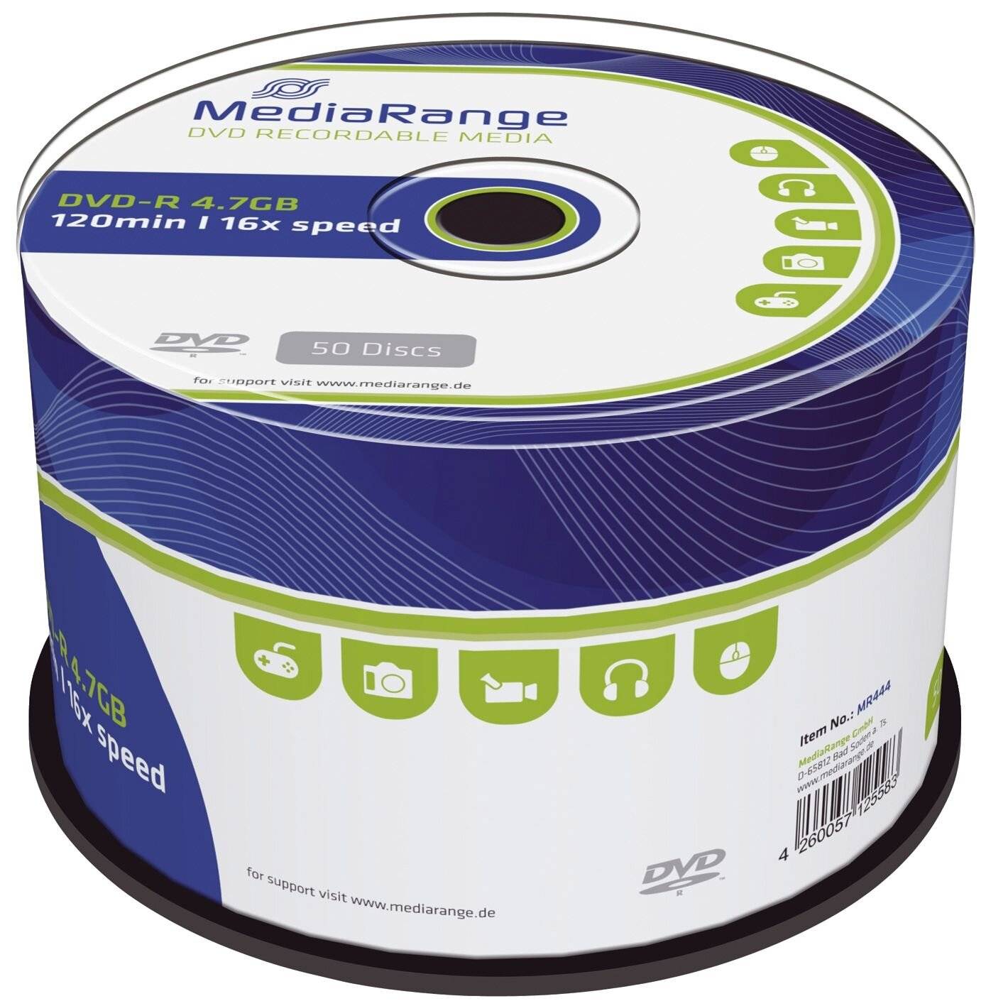 MediaRange DVD-R 4,7 GB (16fach, 50 Stück) (MR444)-7