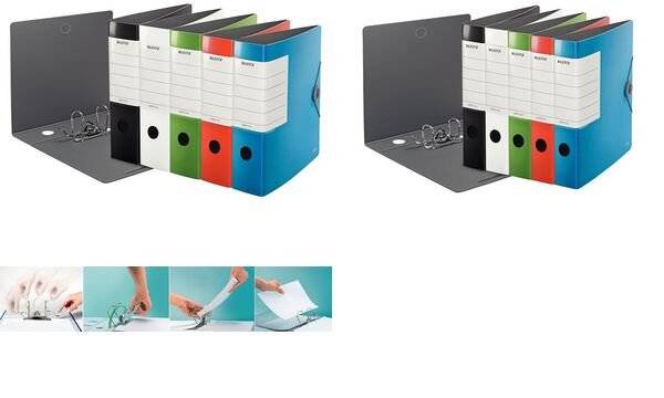 Leitz 11130030 raccoglitore ad anelli A4 Blu-5