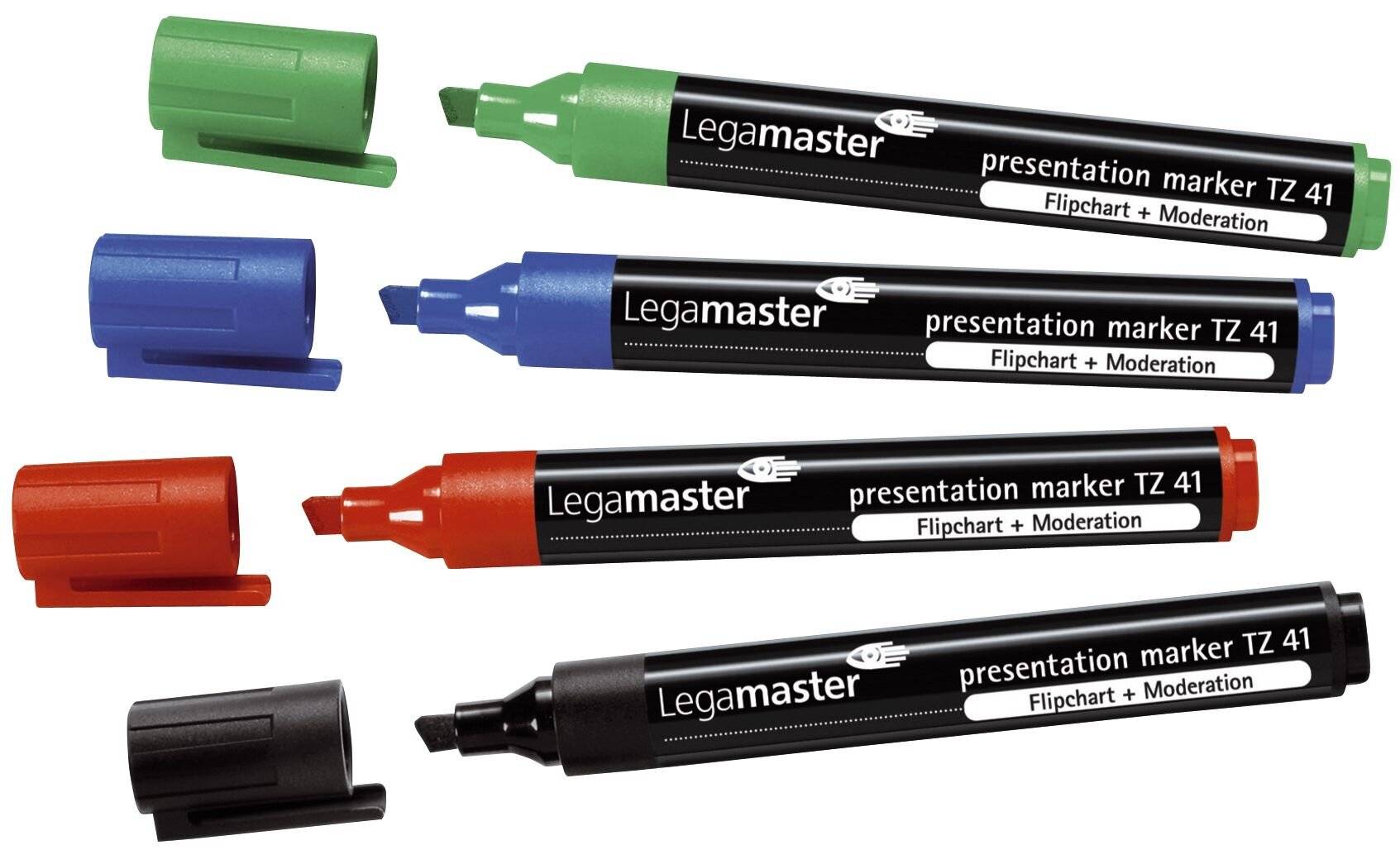 Legamaster 7-155094 evidenziatore 4 pz Nero, Blu, Verde, Rosso-3
