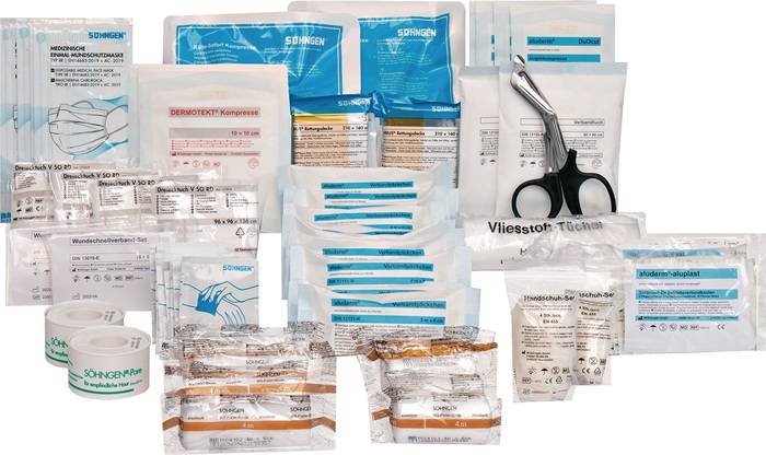 Set di ricarica di pronto soccorso Söhngen Din 13169-0