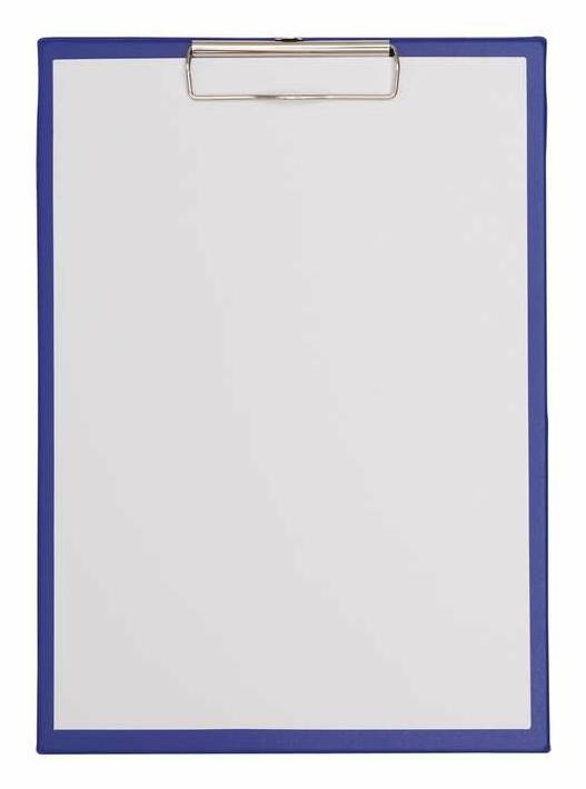 Jakob Maul GmbH Klemmbrett MAULpoly A4 blau Folienüberzug (2337037)-1