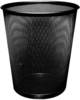 Cestino in metallo Q-Connect 19 l h 34,5 cm x diametro 29,5 cm nero KF00871