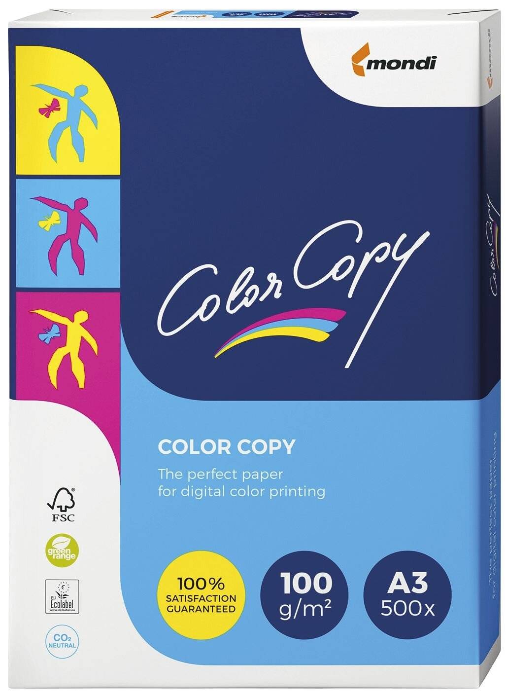 Carta fotocopie Color Copy A3 gr.100 fg.500-2
