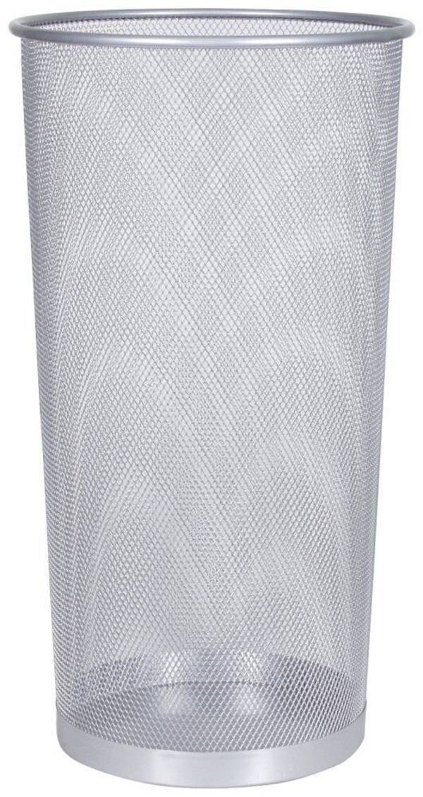 Portaombrelli in metallo Q-Connect 22.6 l h 50 cm x diametro 27,5 cm argento KF00828