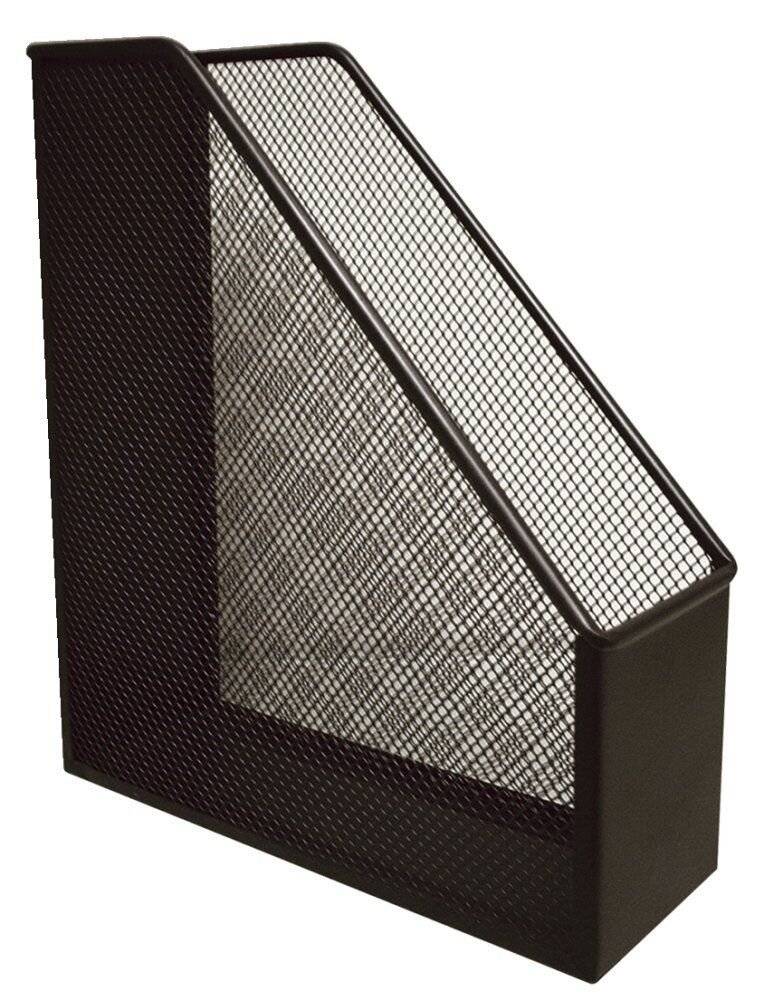 Portariviste in metallo Q-Connect 9,5x29,5x25,8 cm nero KF00862