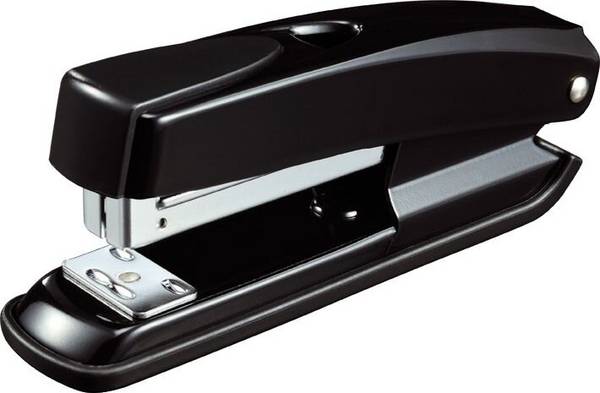 Cucitrice da tavolo Q-Connect metallo 20 ff nero profondità cucitura 6,1 cm - KF01044