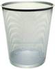 Cestino in metallo Q-Connect 19 l h 34,5 cm x diametro 29,5 cm argento KF00849