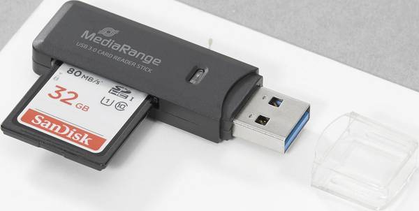 MediaRange MRCS507 lettore di schede USB 3.2 Gen 1 [3.1 Gen 1] Interno Nero (MediaRange kortl?ser - USB 3.0/USB-C)