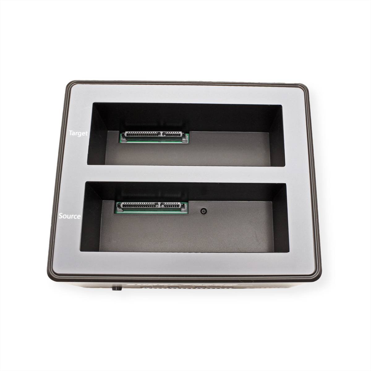 ROLINE 2,5" / 3,5" SATA HDD/SSD Docking Station, USB 3.2 Gen 1, funzione clone HDD-2