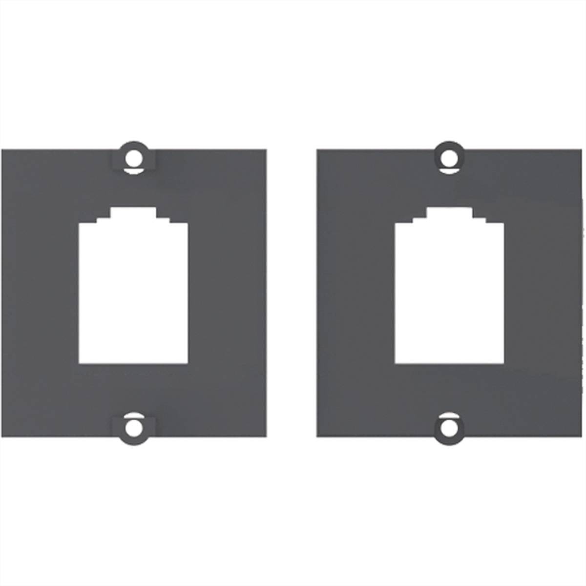 Telaio BACHMANN per 1x METZ CONNECT CAT6, modulo E-DAT-2