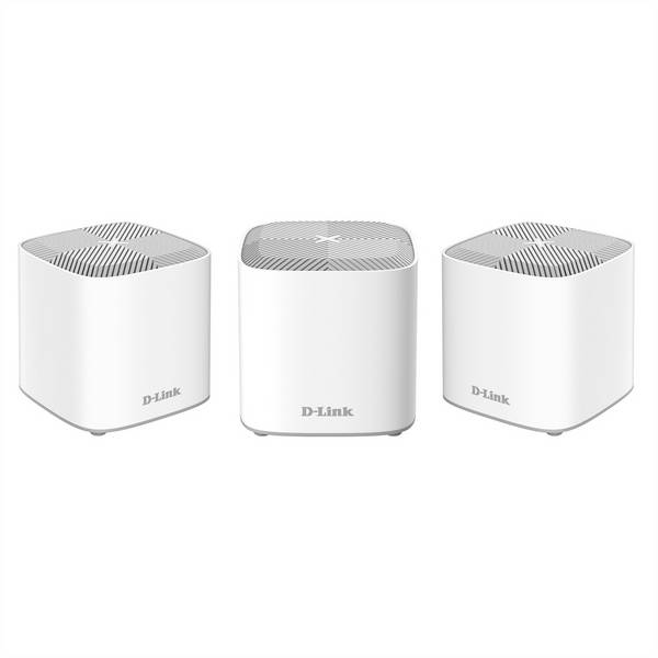 D-Link COVR-X1863 AX1800 Dual Band Whole Home Mesh Wi-Fi 6 System, set da 3
