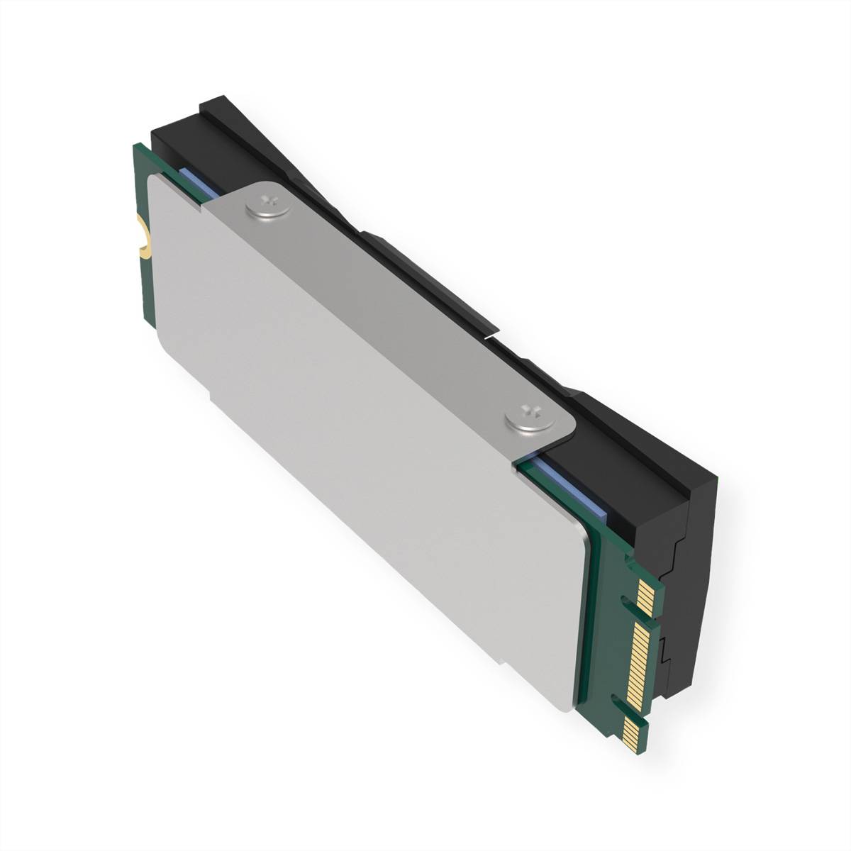 Xilence M2SSD.B.ARGB M.2 2280 SSD PCIe NVMe/SATA Cooler, 3PIN ARGB 5V, passivo-3