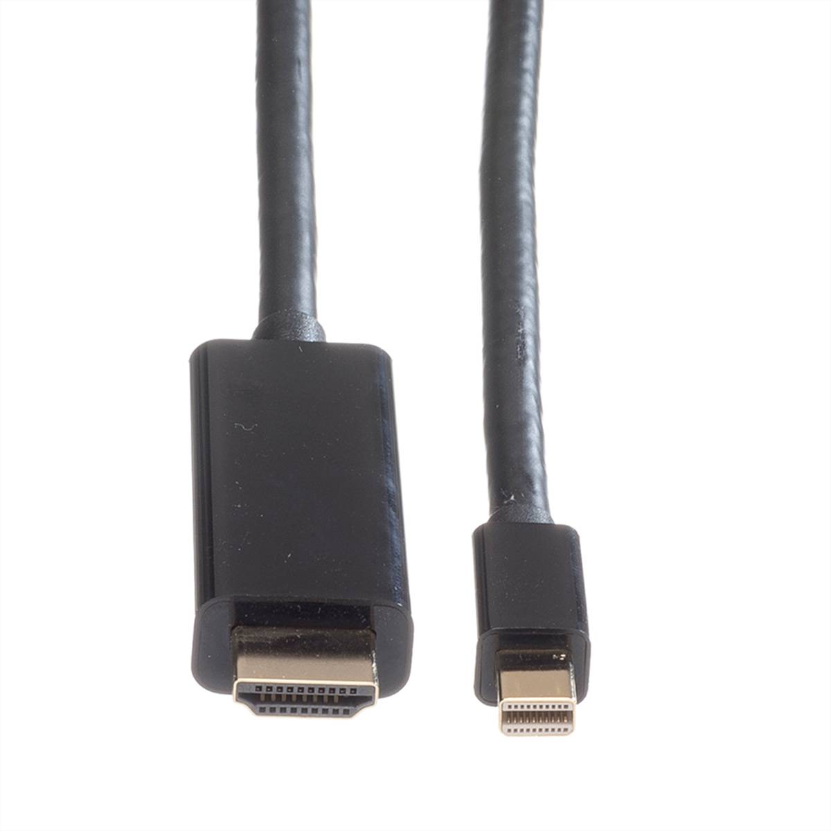 Cavo Mini DisplayPort ROLINE, Mini DP-UHDTV, ST/ST, nero, 2 m-2